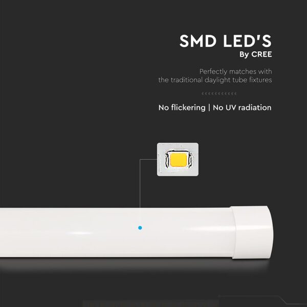 LED Πρισματικό Γραμμικό Φωτιστικό 150cm 50W V-TAC Cree Chip 6yrs Wty 6000lm 4000K – 203546