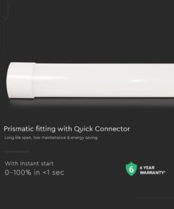 LED Πρισματικό Γραμμικό Φωτιστικό 150cm 50W V-TAC Cree Chip 6yrs Wty 6000lm 4000K – 203546