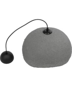 GLOBOSTAR® STONE 204-0122 Μοντέρνο Κρεμαστό Φωτιστικό Οροφής με Ντουί 1 x E27 AC 220-240V IP20 – Γκρι – Μ35 x Π31 x Υ26cm