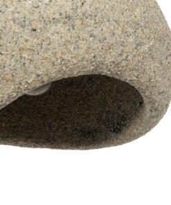 GLOBOSTAR® STONE 204-0123 Μοντέρνο Κρεμαστό Φωτιστικό Οροφής με Ντουί 1 x E27 AC 220-240V IP20 – Μπεζ – Μ35 x Π31 x Υ26cm