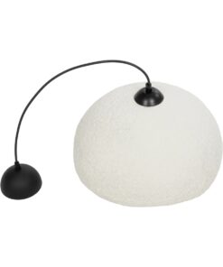 GLOBOSTAR® STONE 204-0124 Μοντέρνο Κρεμαστό Φωτιστικό Οροφής με Ντουί 1 x E27 AC 220-240V IP20 – Γκρι – Μ35 x Π31 x Υ26cm