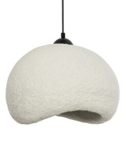 GLOBOSTAR® STONE 204-0124 Μοντέρνο Κρεμαστό Φωτιστικό Οροφής με Ντουί 1 x E27 AC 220-240V IP20 – Γκρι – Μ35 x Π31 x Υ26cm