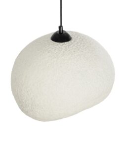 GLOBOSTAR® STONE 204-0124 Μοντέρνο Κρεμαστό Φωτιστικό Οροφής με Ντουί 1 x E27 AC 220-240V IP20 – Γκρι – Μ35 x Π31 x Υ26cm