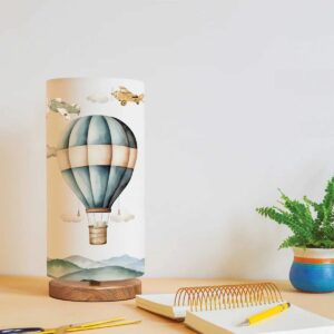 GloboStar® BALLON 204-0145 Παιδικό Eπιτραπέζιο Φωτιστικό Φιγούρα Μονόφωτο 1 x E27 IP20 Πολύχρωμο Ύφασμα – Μ15 x Π15 x Υ30cm