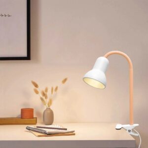 GloboStar® TAVOLO 204-0151 Παιδικό Eπιτραπέζιο Φωτιστικό Μονόφωτο 1 x E14 IP20 Πορτοκαλί & Λευκό – Μ11 x Π9 x Υ35cm