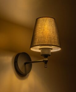 GloboStar® ELEGANTE 204-0185 Μοντέρνο Φωτιστικό Τοίχου Απλίκα Μονόφωτο 1 x E27 AC 220-240V IP20 Μαύρο – Μ14 x Π14 x Υ26cm