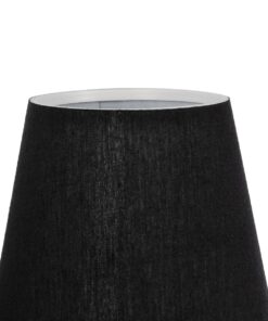 GloboStar® ELEGANTE 204-0185 Μοντέρνο Φωτιστικό Τοίχου Απλίκα Μονόφωτο 1 x E27 AC 220-240V IP20 Μαύρο – Μ14 x Π14 x Υ26cm