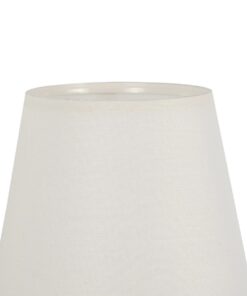 GloboStar® ELEGANTE 204-0186 Μοντέρνο Φωτιστικό Τοίχου Απλίκα Μονόφωτο 1 x E27 AC 220-240V IP20 Μπεζ & Μαύρο – Μ14 x Π14 x Υ26cm