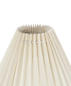 GloboStar® LING 204-0188 Μοντέρνο Φωτιστικό Τοίχου Απλίκα Μονόφωτο 1 x E27 AC 220-240V IP20 Μπεζ & Μαύρο – Μ22 x Π22 x Υ50cm