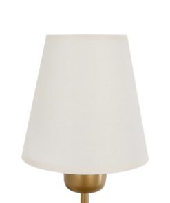 GloboStar® LING 204-0189 Μοντέρνο Φωτιστικό Τοίχου Απλίκα Μονόφωτο 1 x E27 AC 220-240V IP20 Μπεζ & Μαύρο – Μ13 x Π13 x Υ50cm