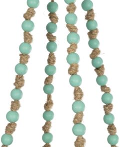 GloboStar® Artificial Garden PUEBLO 20532 Διακοσμητική Κεραμική Γλάστρα Λευκή με Μακραμέ Μ13 x Π13 x Υ12 cm