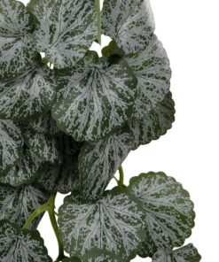 GloboStar® Artificial Garden BEGONIA 20611 Τεχνητό Κρεμαστό Διακοσμητικό Φυτό Βιγόνια Μ30 x Π15 x Y45cm