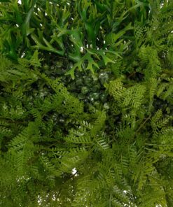 GloboStar® Artificial Garden BOUQUET VARIOUS HANGING PLANT 20625 Τεχνητό Κρεμαστό Διακοσμητικό Φυτό Μιξ Μ75 x Π75 x Y100cm