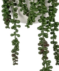 GloboStar® Artificial Garden HANGING LOVER’S TEARS 20628 – Τεχνητό Κρεμαστό Διακοσμητικό Φυτό Lover’s Tears Μ16 x Π16 x Y50cm