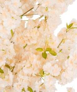 GloboStar® Artificial Garden SALMON CHERRY BLOSSOM TREE 20680 Τεχνητό Διακοσμητικό Δέντρο Απαλό Ροζ Άνθος Κερασιάς Υ200cm