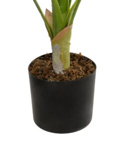 GloboStar® Artificial Garden DIEFFENBACHIA 20941 Τεχνητό Διακοσμητικό Φυτό Πράσινη & Μπεζ Διφενμπάχια Μ80 x Π80 x Υ90cm