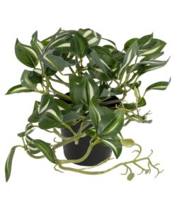 GloboStar® Artificial Garden ZEBRINA PLANT 20960 Διακοσμητικό Φυτό Ζεμπρίνα Φ45 x Υ22cm