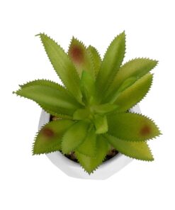 GloboStar® Artificial Garden SUCCULENT ALOE POTTED PLANT 20984 Διακοσμητικό Φυτό Αλόη Φ9 x Υ12cm