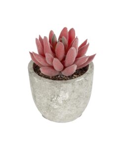 GloboStar® Artificial Garden SUCCULENT SEDEVERIA 21020 Τεχνητό Διακοσμητικό Φυτό Σεδεβέρια Μ6.5 x Π6.5 x Υ9cm
