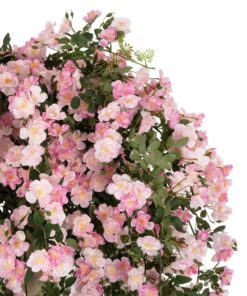 GloboStar® Artificial Garden ROSES TREE 21068 Τεχνητό Διακοσμητικό Δέντρο Τριανταφυλλιά Μ110 x Π110 x Υ240cm