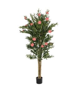 GloboStar® Artificial Garden PINK PEONY 21097 Τεχνητό Διακοσμητικό Δέντρο Παιώνια Μ80 x Π70 x Υ160cm