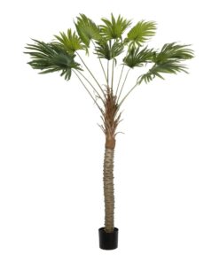 GloboStar® Artificial Garden WASHINGTONIA FILIFERA TREE 21107 Τεχνητό Διακοσμητικό Φοινικόδεντρου Υ200cm