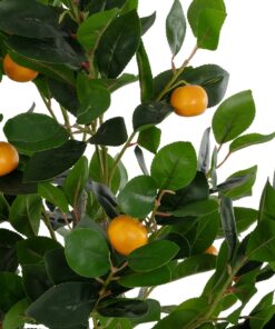 GloboStar® Artificial Garden ORANGE TREE 21108 Τεχνητό Διακοσμητικό Δέντρο Πορτοκαλιά Μ70 x Π50 x Υ120cm