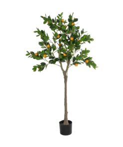 GloboStar® Artificial Garden ORANGE TREE 21109 Τεχνητό Διακοσμητικό Δέντρο Πορτοκαλιά Μ90 x Π70 x Υ160cm