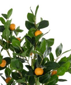 GloboStar® Artificial Garden ORANGE TREE 21109 Τεχνητό Διακοσμητικό Δέντρο Πορτοκαλιά Μ90 x Π70 x Υ160cm