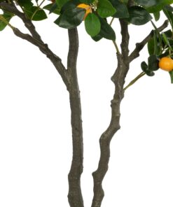 GloboStar® Artificial Garden ORANGE TREE 21110 Τεχνητό Διακοσμητικό Δέντρο Πορτοκαλιά Μ110 x Π80 x Υ200cm