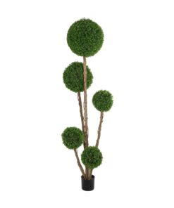 GloboStar® Artificial Garden BUXUS TREE 21111 Τεχνητό Διακοσμητικό Δέντρο Buxus Μ65 x Π60 x Υ200cm