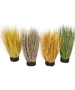 GloboStar® Artificial Garden GRASS BUSH 21169 Τεχνητό Διακοσμητικό Φυτό Θάμνος Γρασίδι Μ30 x Π20 x Υ65cm
