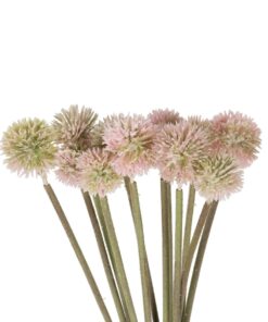 GloboStar® Artificial Garden PALE PINK DANDELION BOUQET 21361 Τεχνητό Διακοσμητικό Ταραξάκο Μπουκέτο Y54cm