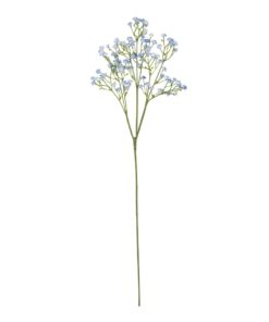 GloboStar® Artificial Garden BLUE BRANCH BABY BREATH 21296 Τεχνητό Διακοσμητικό Κλαδί Μπλέ Γυψοφίλης Y53cm
