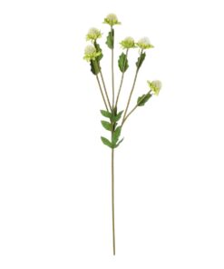 GloboStar® Artificial Garden GREEN IRON THREAD BRANCH 21372 Τεχνητό Διακοσμητικό Κλαδί Πράσινο Ασπιδίστρα Y57cm