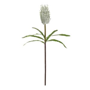 GloboStar® Artificial Garden WHITE STIPA FRUIT BRANCH 21374 Τεχνητό Διακοσμητικό Κλαδί Στίπα Y69cm