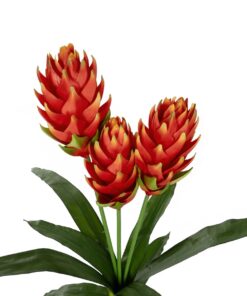 GloboStar® Artificial Garden RED MOON PEACH BRANCH 21391 Τεχνητό Διακοσμητικό Κόκκινο Κλαδί Άνθος Ροδάκινου Y70cm