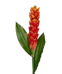 GloboStar® Artificial Garden RED MOON PEACH BRANCH 21392 Τεχνητό Διακοσμητικό Κόκκινο Κλαδί Άνθος Ροδάκινου Y105cm