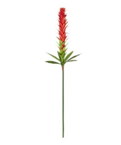 GloboStar® Artificial Garden RED GINGER BUD BRANCH 21393 Τεχνητό Διακοσμητικό Κόκκινο Κλαδί Ginger Y124cm