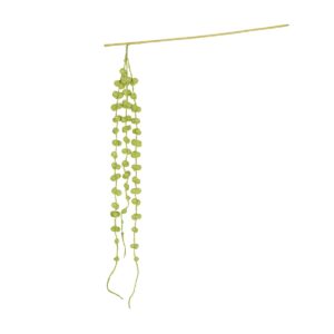 GloboStar® Artificial Garden GREEN AMARANTHUS FRUIT BRANCH 21453Τεχνητό Διακοσμητικό Κλαδί Πράσινος Αμάρανθος Y60cm