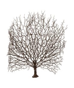 GloboStar® Artificial Garden BROWN CORAL BRANCH 21467 Τεχνητό Διακοσμητικό Κλαδί Καφέ Koράλι Y49cm