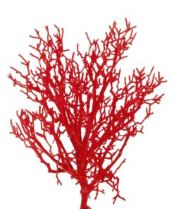 GloboStar® Artificial Garden RED CORAL BRANCH 21468 Τεχνητό Διακοσμητικό Κλαδί Κόκκινο Koράλι Y35cm