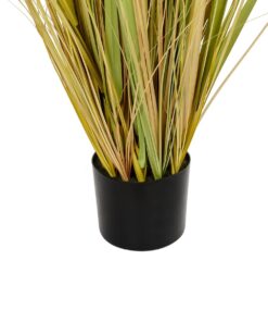 GloboStar® Artificial Garden PAMPAS GRASS 21478 Τεχνητό Διακοσμητικό Φυτό Μπεζ & Πράσινο Πάμπας Μ90 x Π40 x Υ150cm