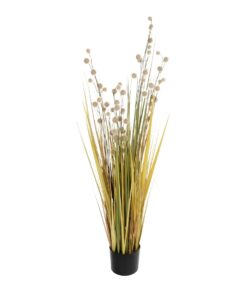 GloboStar® Artificial Garden CRASPEDIA GRASS 21479 Τεχνητό Διακοσμητικό Φυτό Κρασπέδια Υ120cm