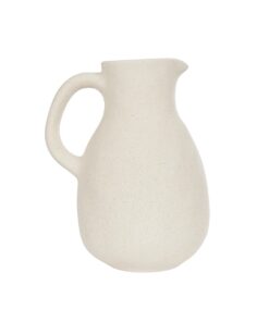 GloboStar® Artificial Garden ARMENOVILLE 21506 Διακοσμητικό Κεραμικό Βάζo Μπέζ Μ18 x Π15 x Υ22 cm