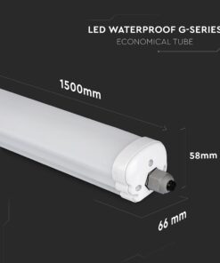LED Αδιάβροχο IP65 Φωτιστικό Τύπου Φθορίου 150cm V-TAC LED 48W 6430lm 4000K – 2162876