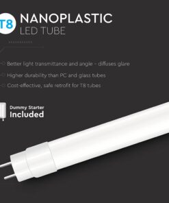 LED Λάμπα T8 G13 150cm 20W V-TAC Cree Chip 2100lm 160° 4000K 6yrs Wty – 216576