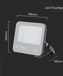 LED Προβολέας 50W Αδιάβροχος IP66 V-TAC Cree Chip 6yrs Wty Μαύρος 110° 6750lm 4000K Φυσικό – 232166