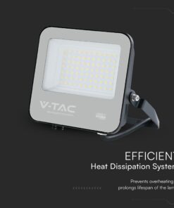 LED Προβολέας 50W Αδιάβροχος IP66 V-TAC Cree Chip 6yrs Wty Μαύρος 110° 6750lm 4000K Φυσικό – 232166