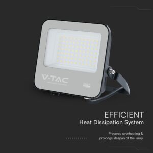 LED Προβολέας 50W Αδιάβροχος IP66 V-TAC Cree Chip 6yrs Wty Μαύρος 110° 6750lm 4000K Φυσικό  – 232166